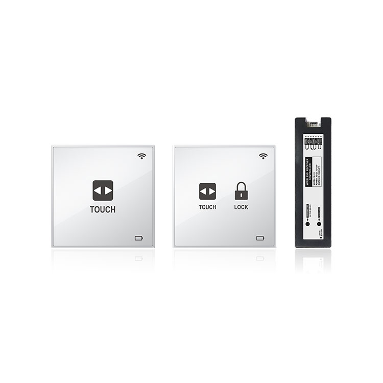 SIPU 525 White Touch & Lock Switch Set