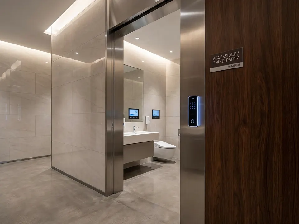2+1 Telescopic Maglev Kitchen Door in Beijing