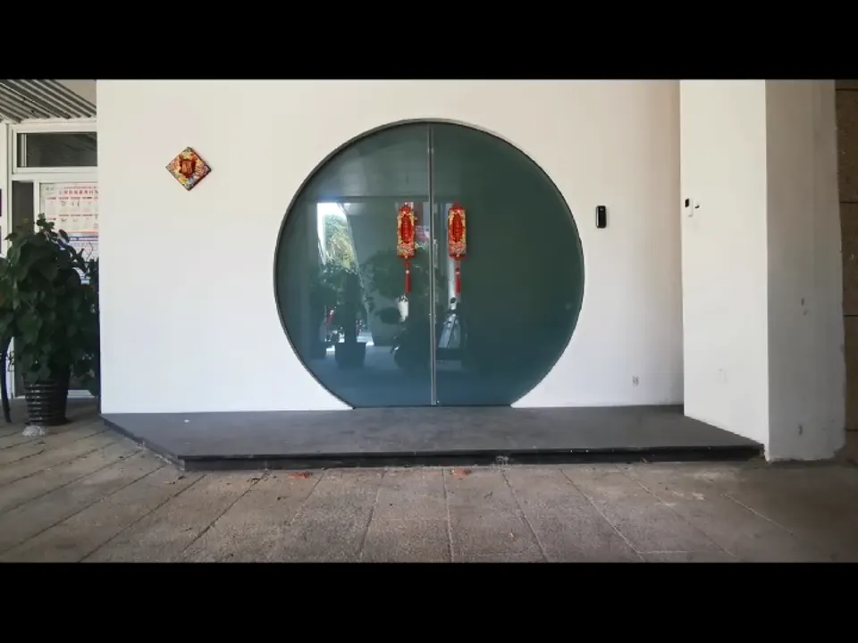 Switchable-Glass Maglev Company Entrance in Suzhou