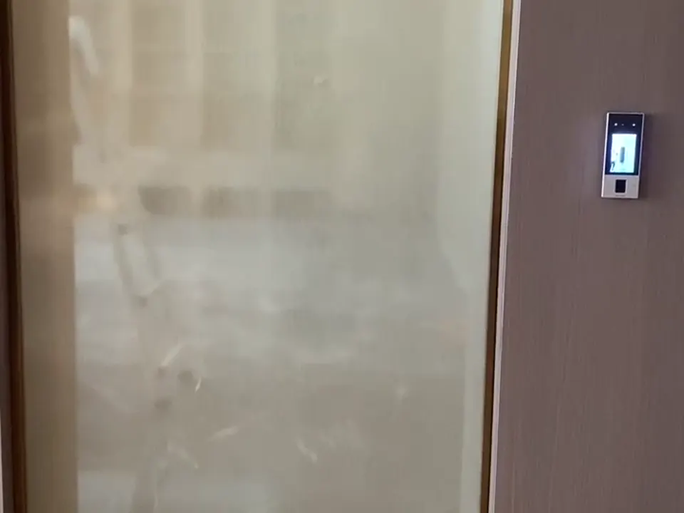 Gold-Frame Maglev Office Door in Guangzhou